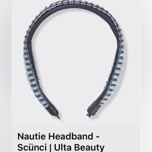 Blue Woven Nautie Scunci Headband